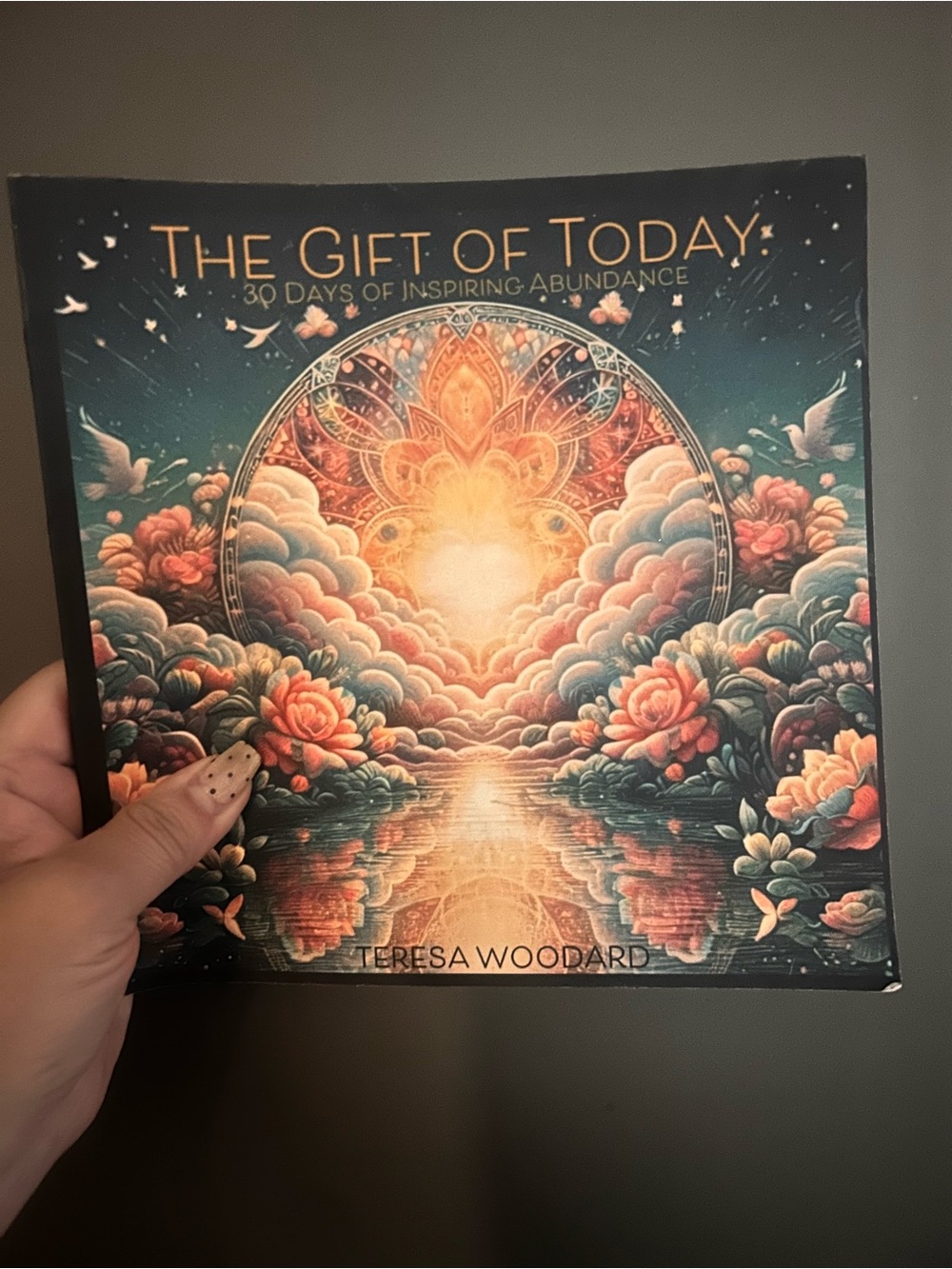 The Gift of Today by — Inspirational Coffee Table Book (Blue, Pink, Gold)